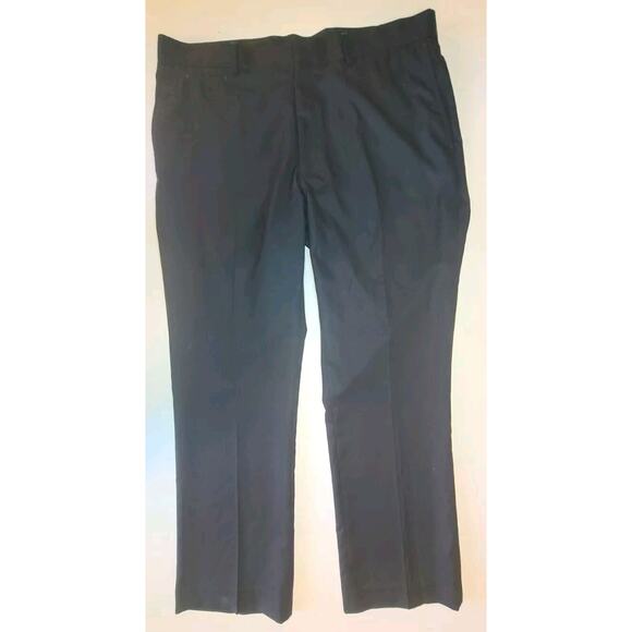 NWT PERRY ELLIS Mens MODERN FIT dress pants FLAT FRONT 38×30 $79 Charcoal - Picture 1 of 7